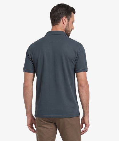 Polo de golf texturé à poche