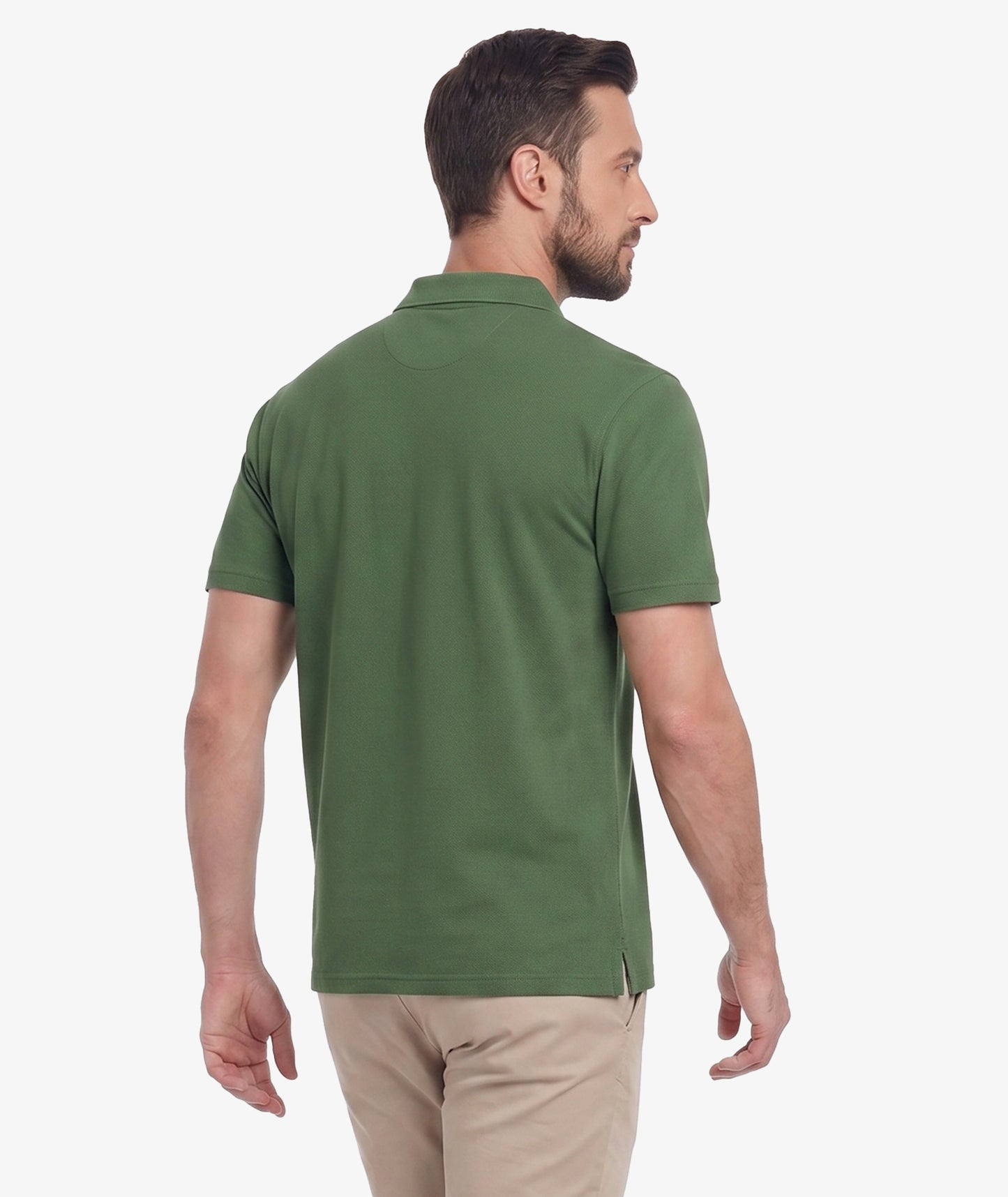 Polo de golf texturé à poche