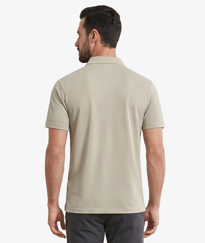 Polo de golf texturé à poche