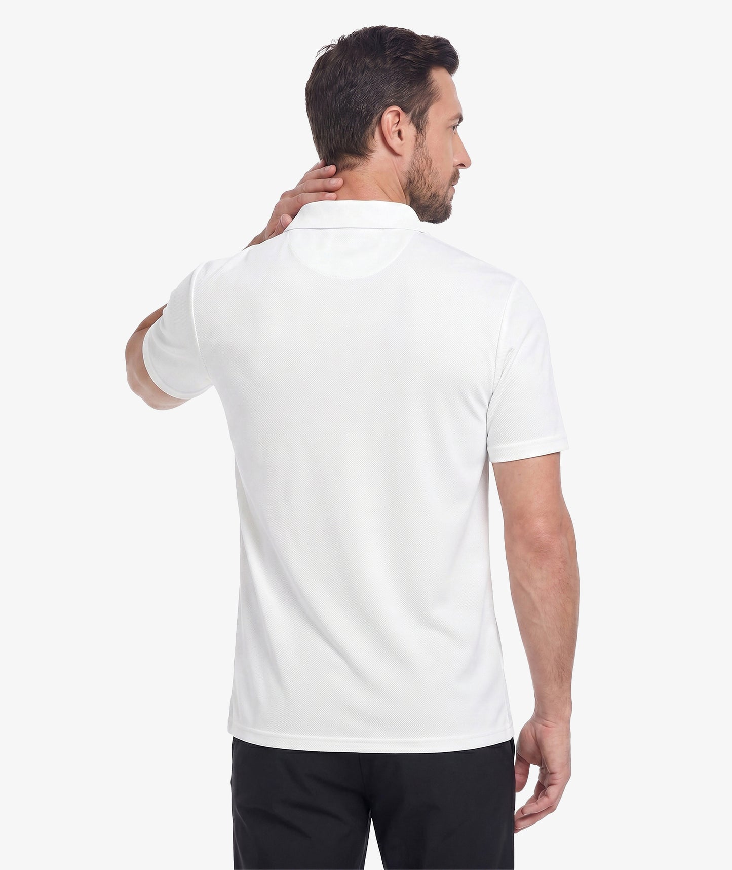 Polo de golf texturé à poche