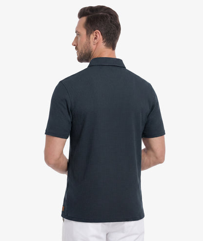 Polo de performance en maille gaufrée