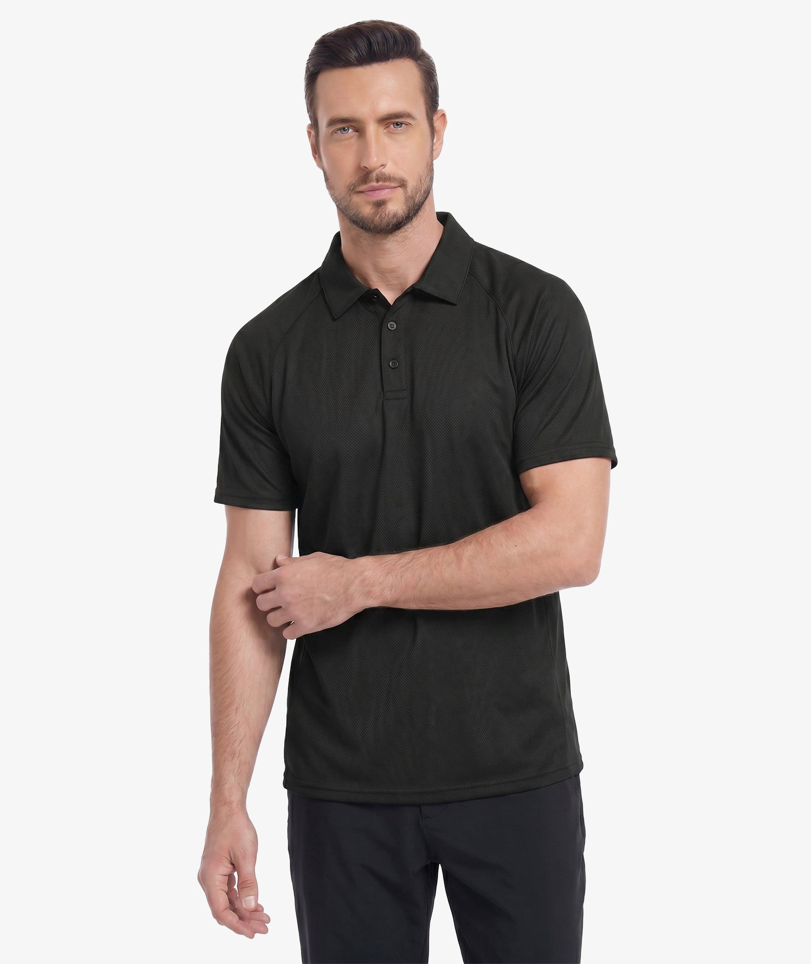 Polo de golf en maille athlétique