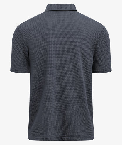 Polo de performance en maille gaufrée
