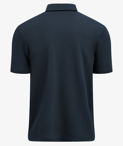 Polo de performance en maille gaufrée