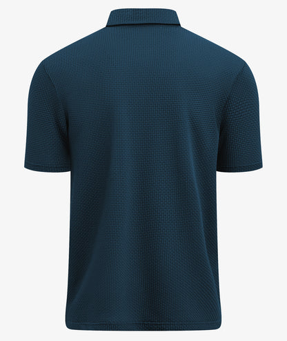 Polo de performance en maille gaufrée