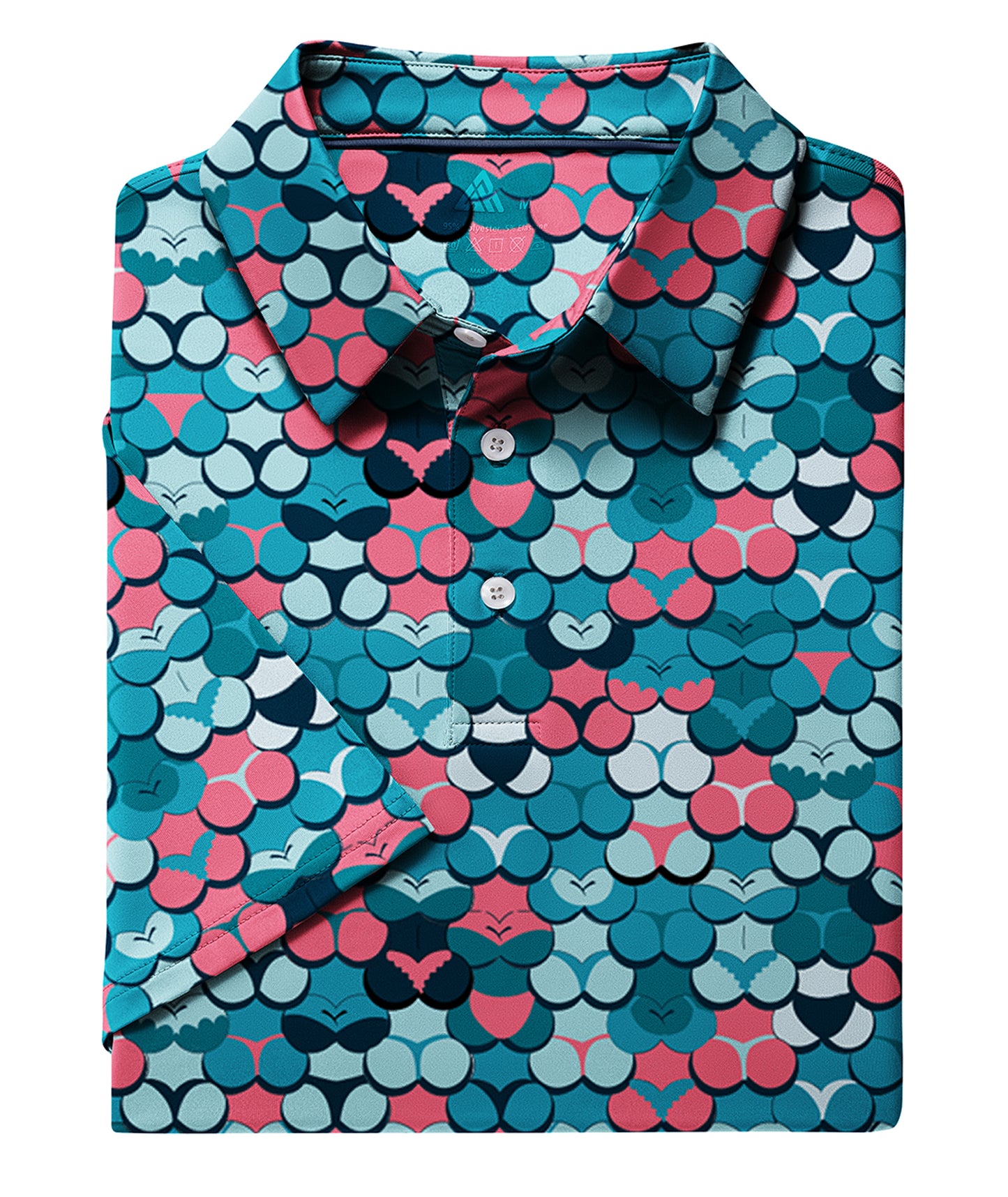 Polo de golf Tropic Grid