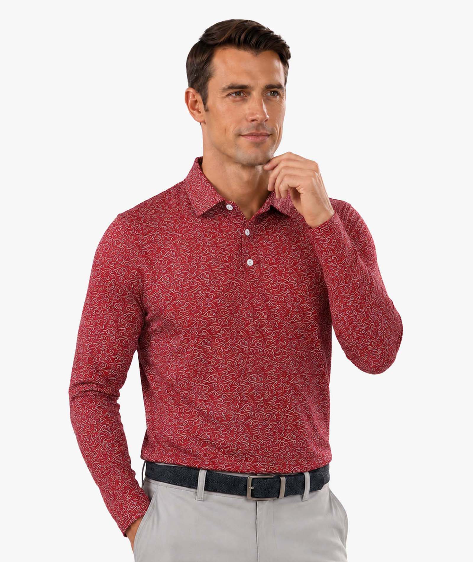 Polo Vague Écarlate