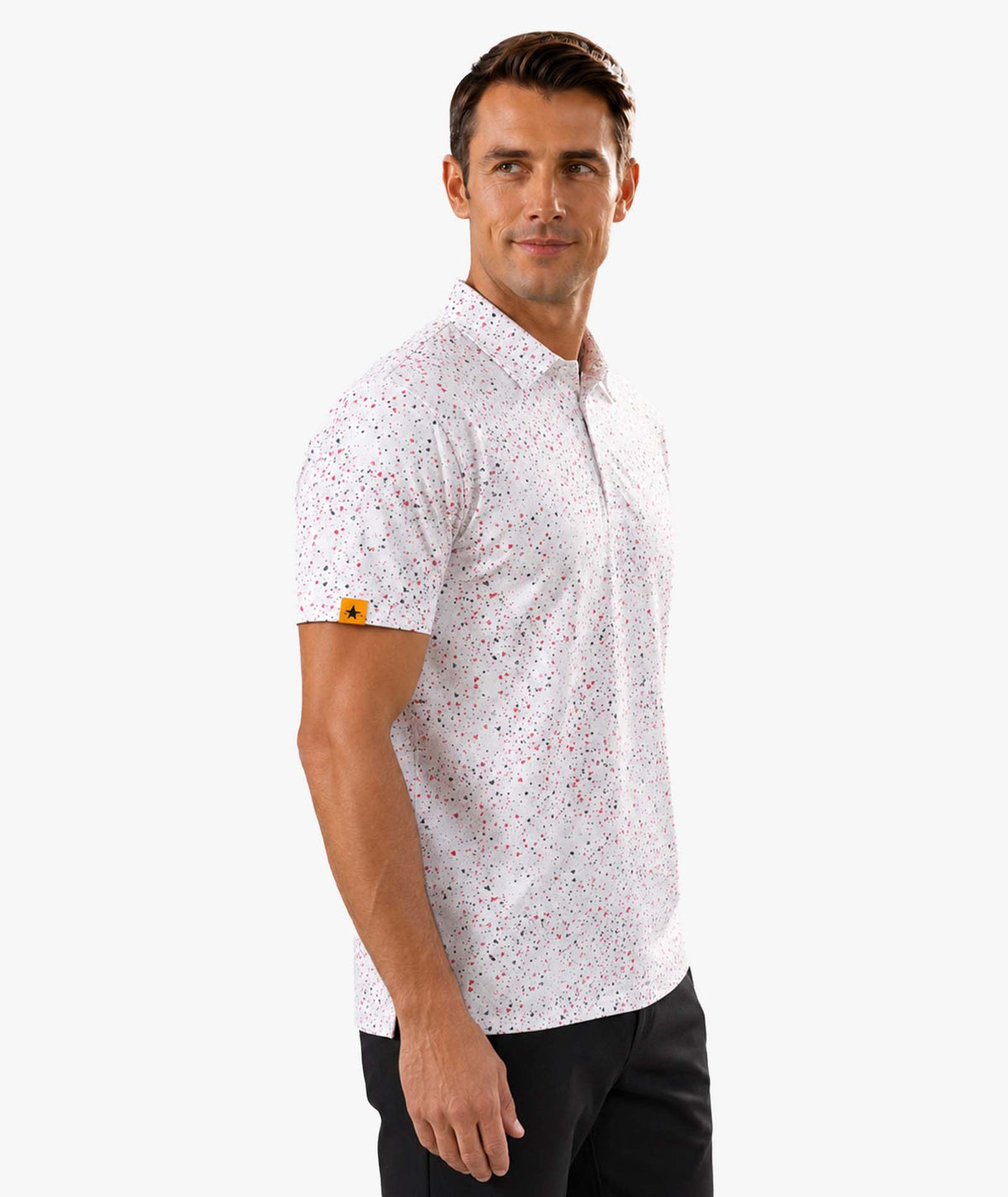 ZITY Confetti Ice Golf Polo
