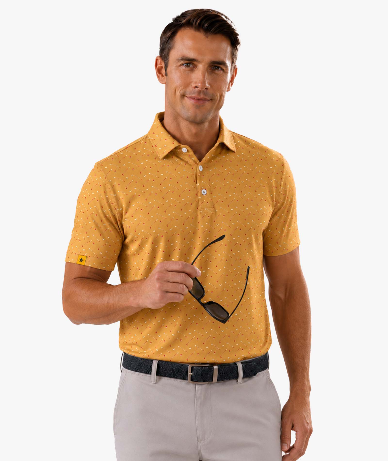ZITY Golf Club Print Polo