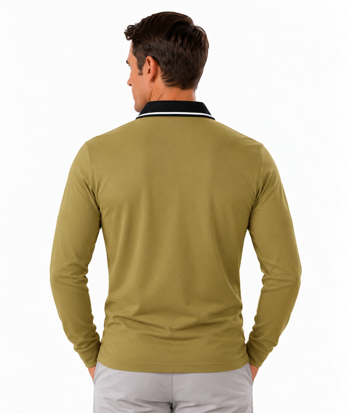 Polo de manga larga deportivo