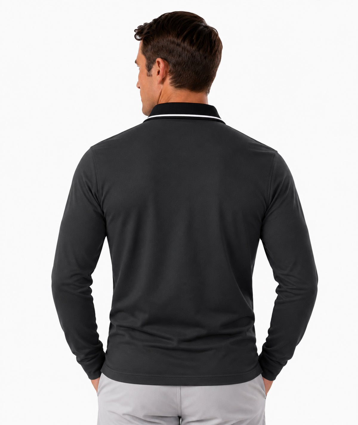 Polo de manga larga deportivo