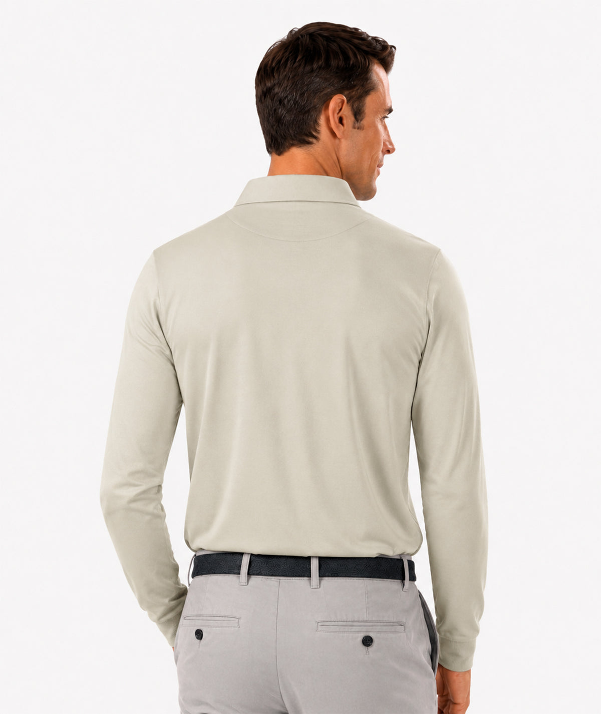 Casual Comfort Long Sleeve Polo