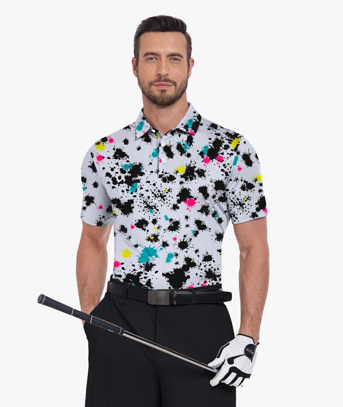 Polo de golf éclaboussures de peinture