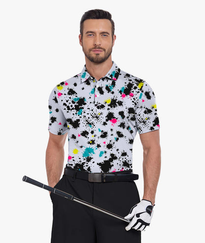 Polo de golf éclaboussures de peinture