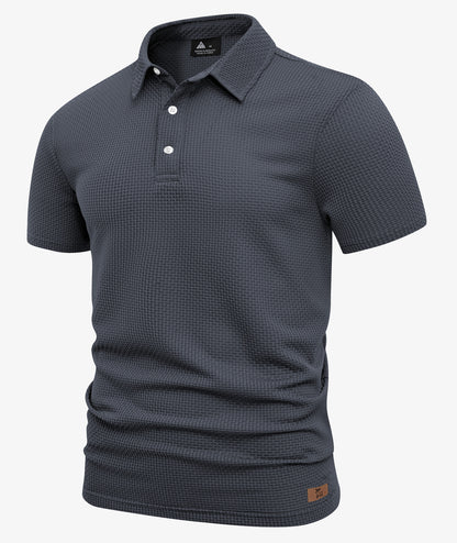 Polo de performance en maille gaufrée