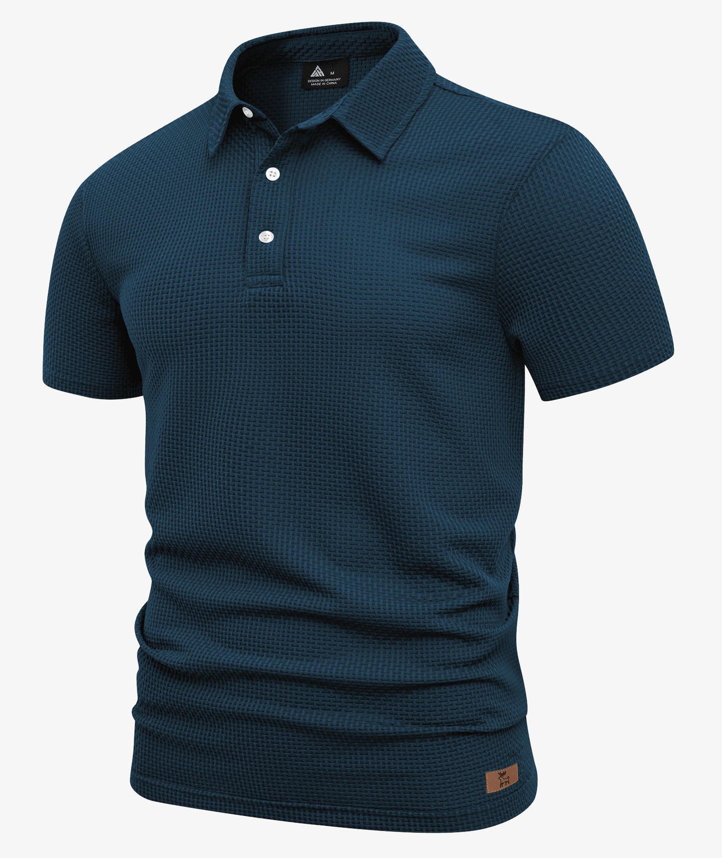 Polo de performance en maille gaufrée