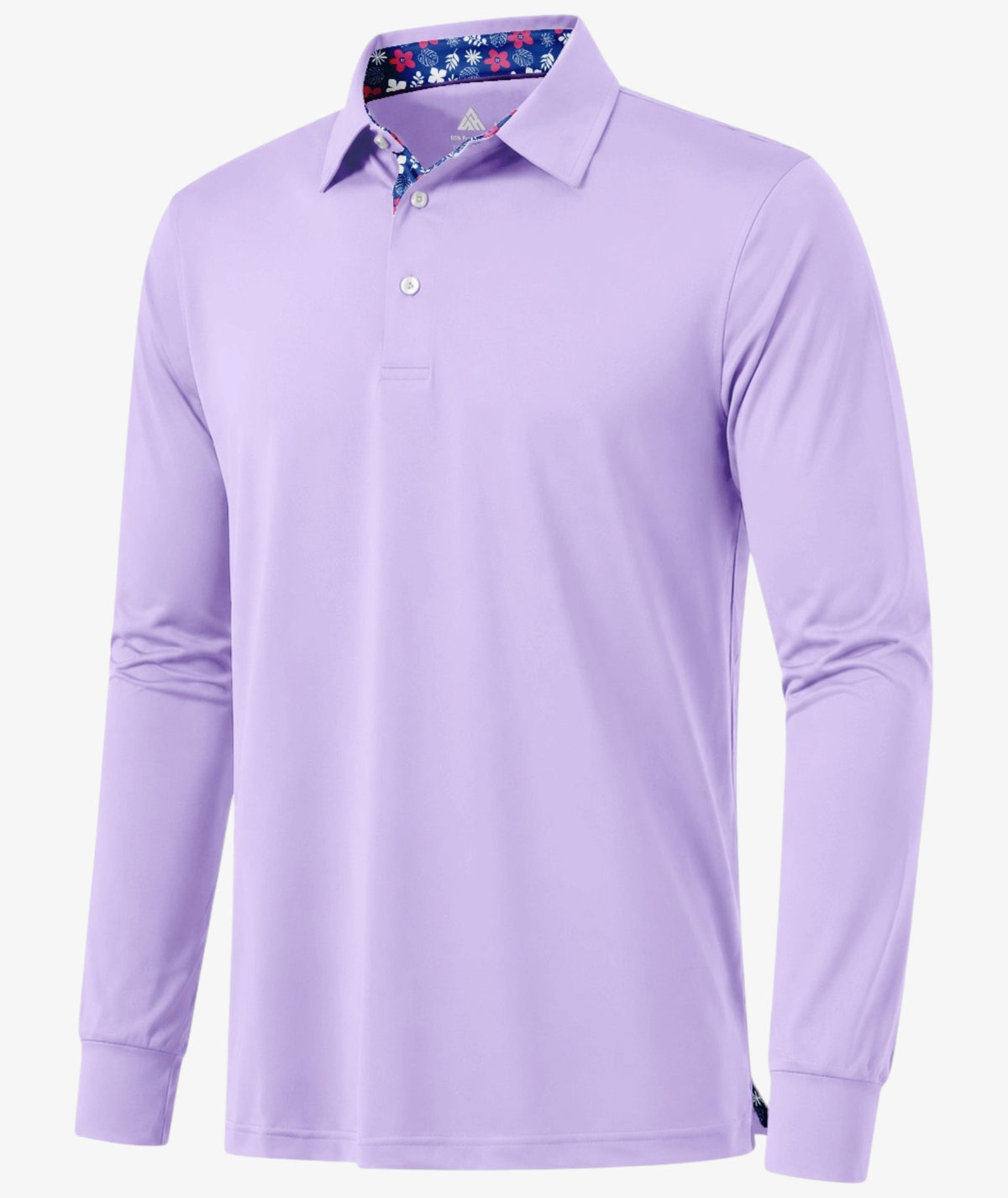 Floral Print Collar Polo